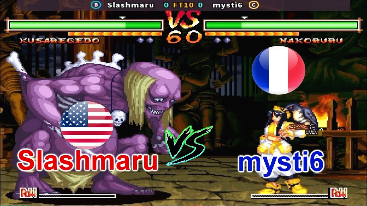 Samurai Shodown V Special - Slashmaru vs mysti6