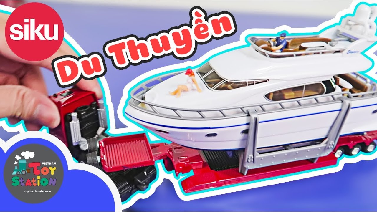 Xe n&agrave;y chở được cả du thuyền lẫn xe tăng Siku Super ToyStation 292
