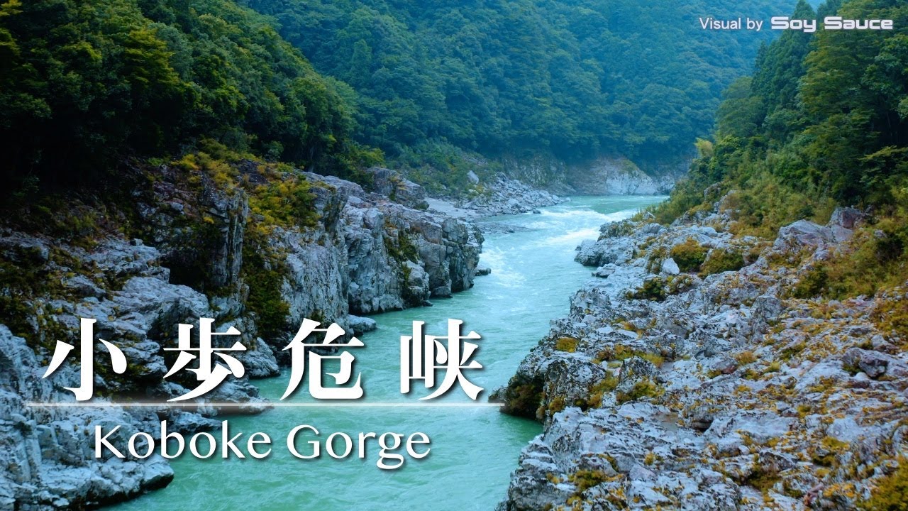 徳島県三好市　大歩危/小歩危峡I　Koboke Gorge　ドローン 空撮 4K UHD Mavic2Pro
