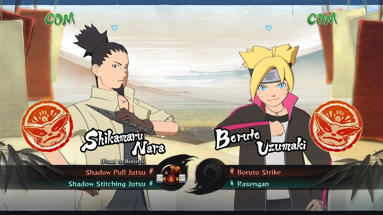 Boruto Uzumaki vs Shikamaru Nara — Naruto Shippuden Ultimate Ninja STORM 4
