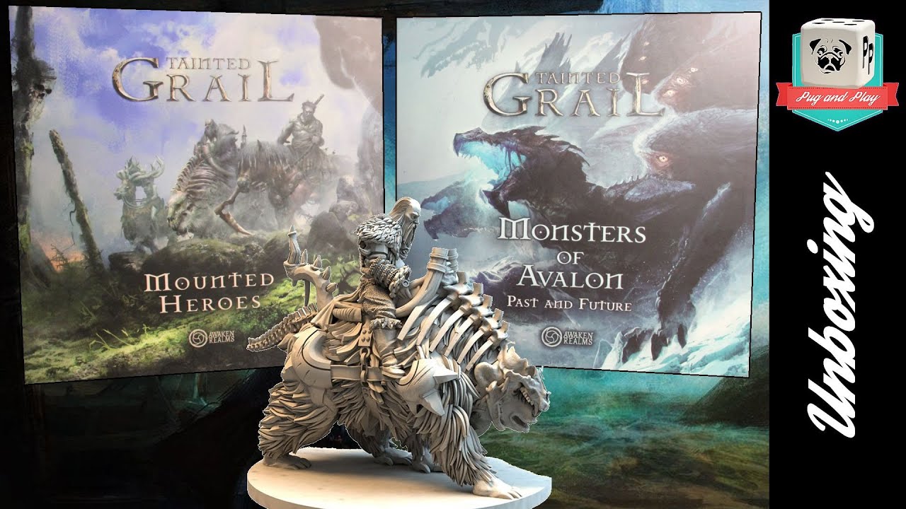 [Unboxing] Tainted Grail : Mounted Heroes & Creatures of Avalon (w2 3/4) : Alors, on ouvre la boîte?