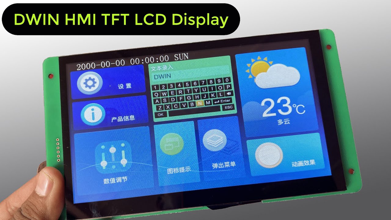 Getting Started with DWIM HMI TFT LCD Display || Create Beautiful GUI without Programming