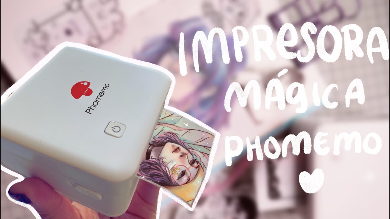 IMPRESORA MAGICA 🌸 Phomeno 🌸 Decorando mi Sketchbook
