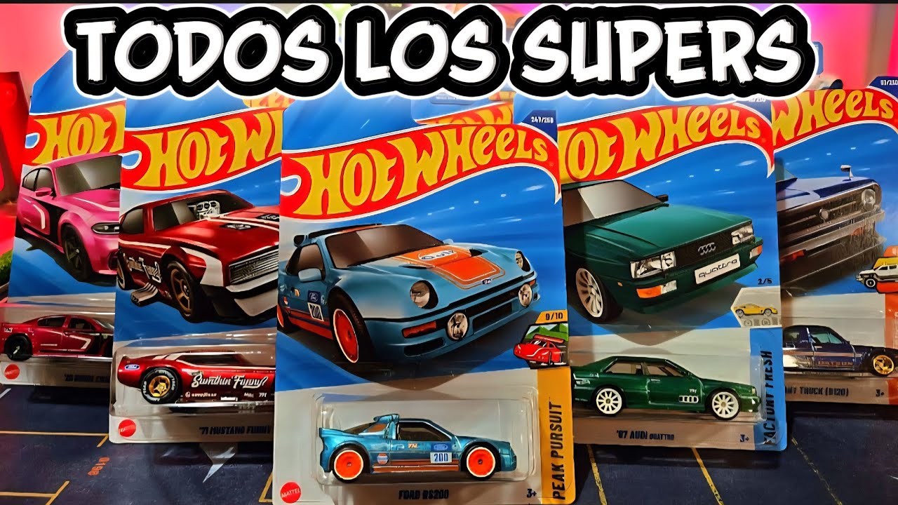 TODOS LOS 2025 HOT WHEELS SUPER TREASURE HUNT Y VERSION BASICA.