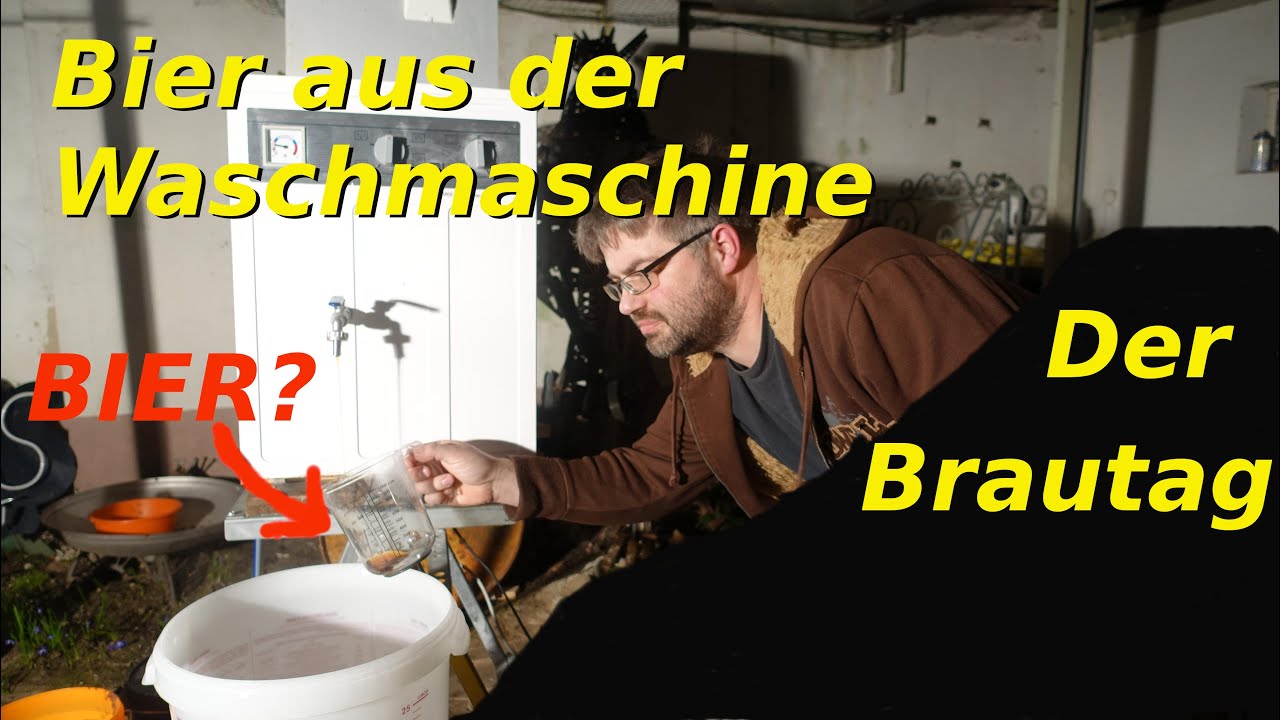 Brautag mit der Waschmaschine - Bier brauen in der WM66