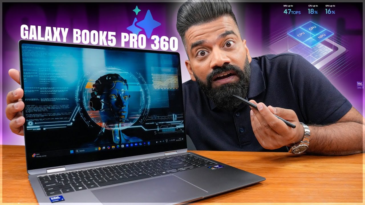 Samsung Galaxy Book5 Pro 360° Unboxing & First Look - Best AI Powered Laptop?🔥🔥🔥
