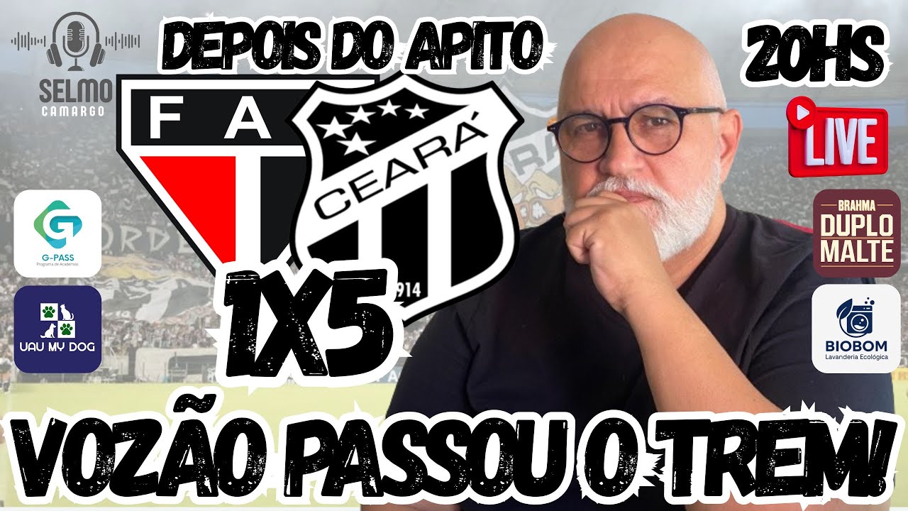 🔥CEARÁ 5X1 FERROVIÁRIO⚽VOZÃO GOLEIA SEM DÓ O FERRÃO🫣