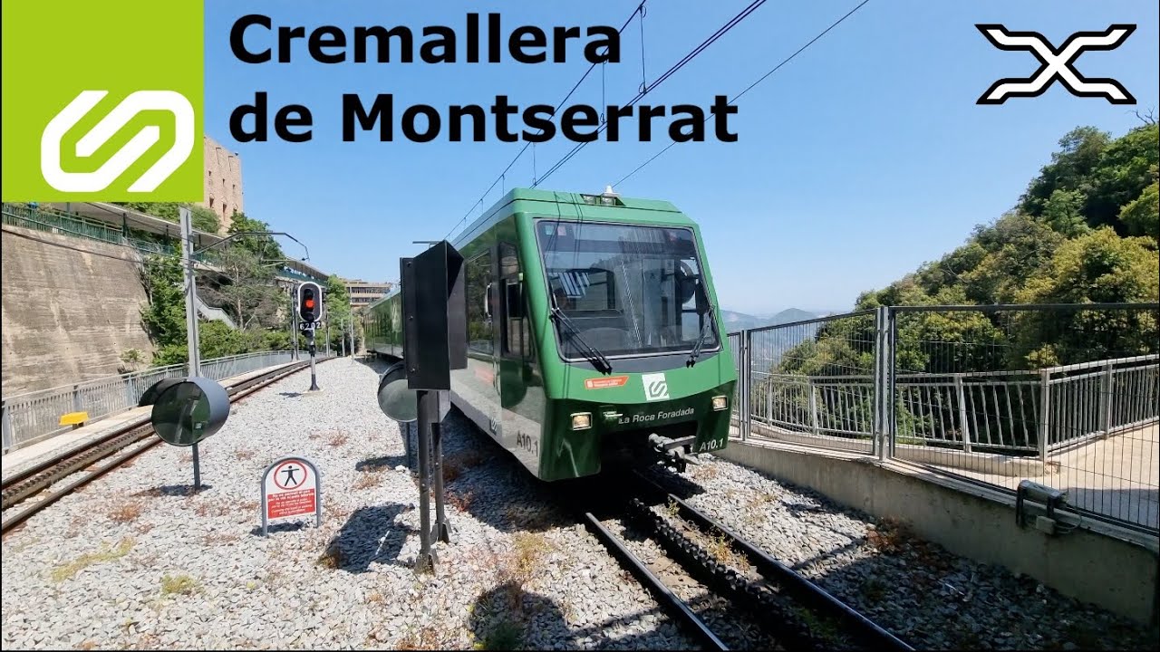 Cremallera de Montserrat | Rack railway | CAB RIDE | FGC | Catalunya | Spain