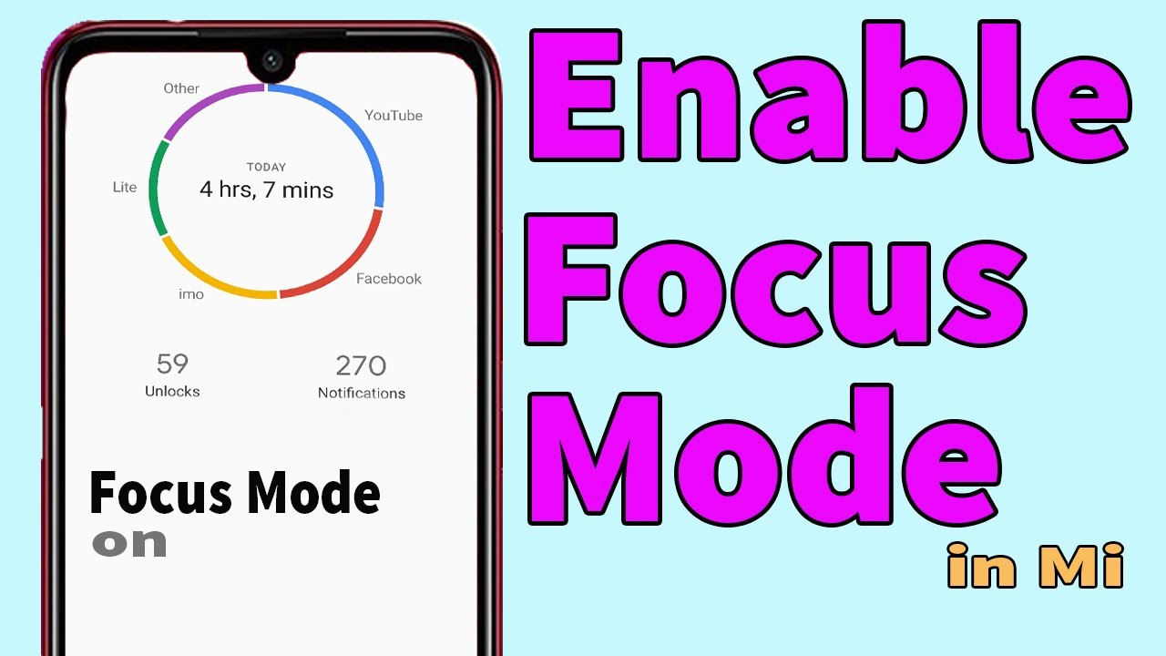 Focus Mode : How To Enable Turn on Focus Mode on Mi Note 7/ 7 pro| What&rsquo;s Focus Mode? @HelpingMind