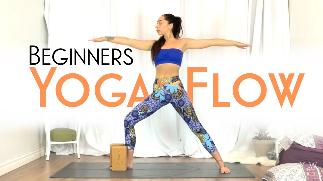 Yoga Flow For Hip Flexibility ( YOGA FOR BEGINNERS ) DAY 28 - Yoga For Inflexible People