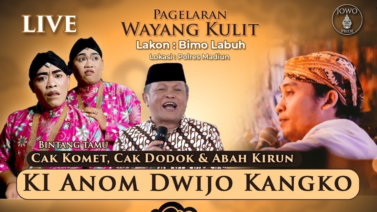 🔴Bimo Labuh - Wayang Kulit Ki Anom Dwijo Kangko BT Cak Komet, Dodok & Abah Kirun CS | Kota Madiun