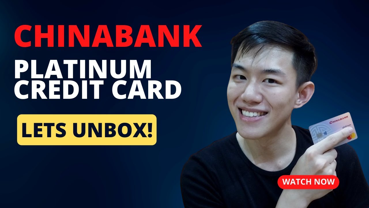 UNBOXING MY FIRST CHINABANK CREDIT CARD