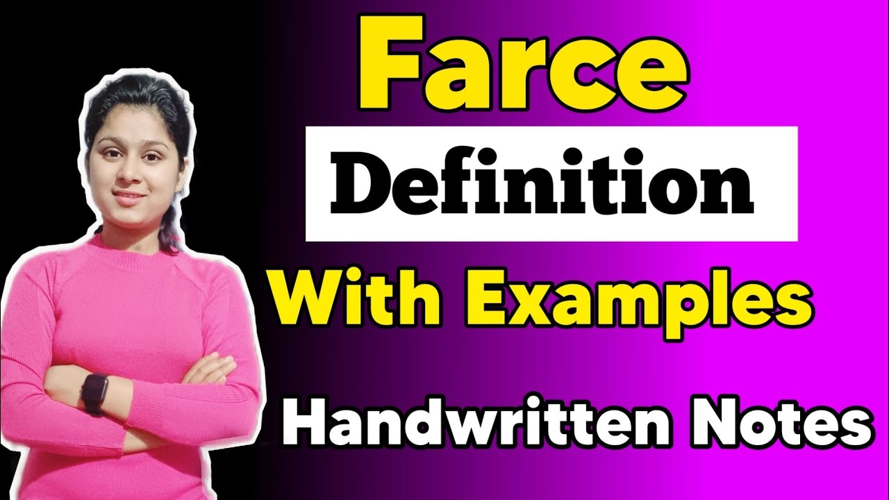 Farce in English Literature | Farce Definition | define Frace | Frace in Literature | What is Farce