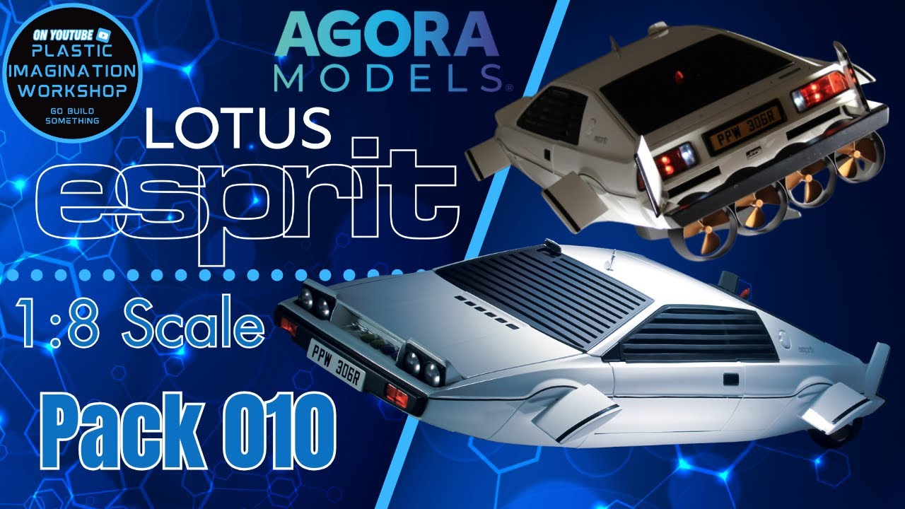 Индивидуальная сборка &mdash; комплект № 010 Lotus Esprit &laquo;Wet Nellie&raquo; Джеймса Бонда | Agora Models, ма...