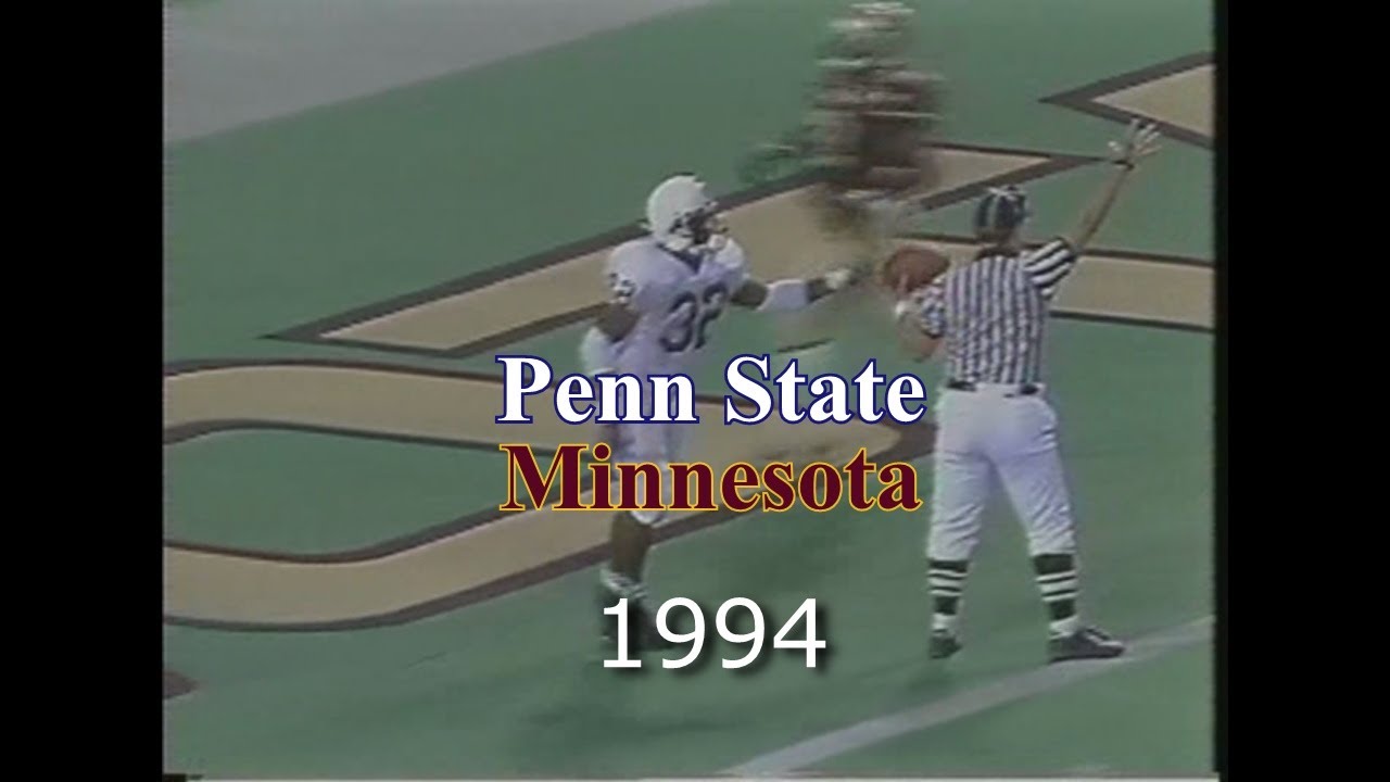 Penn State at Minnesota 1994 GAME STORY