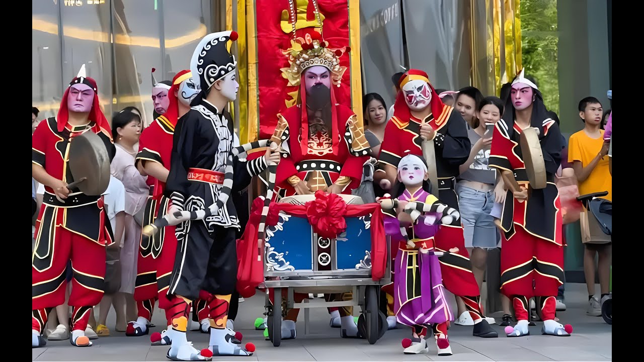 中华战舞-普宁南山英歌队元宵节宝安大仟里汇演（小时迁）