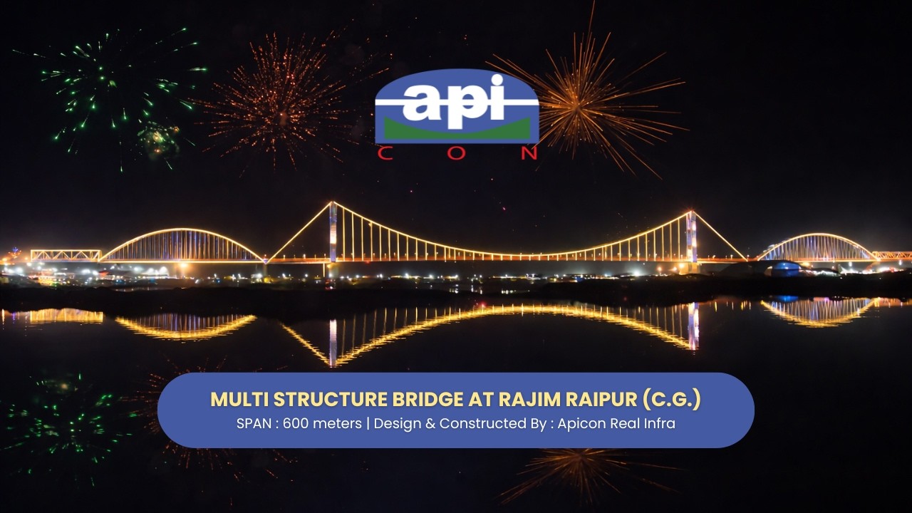 India&rsquo;s Longest Suspension Bridge at Rajim | Rajim Kumbh Mega Project | Chhattisgarh