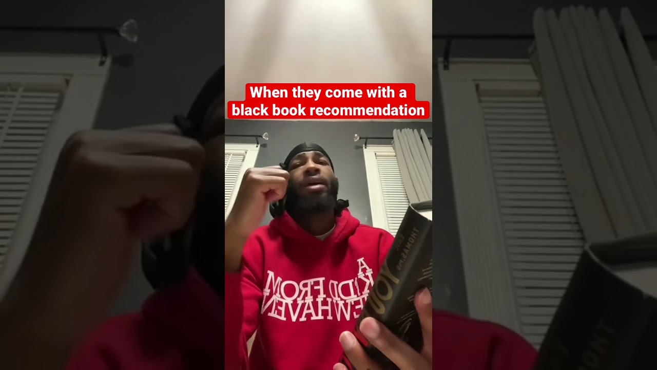 When they come with a black book recommendation