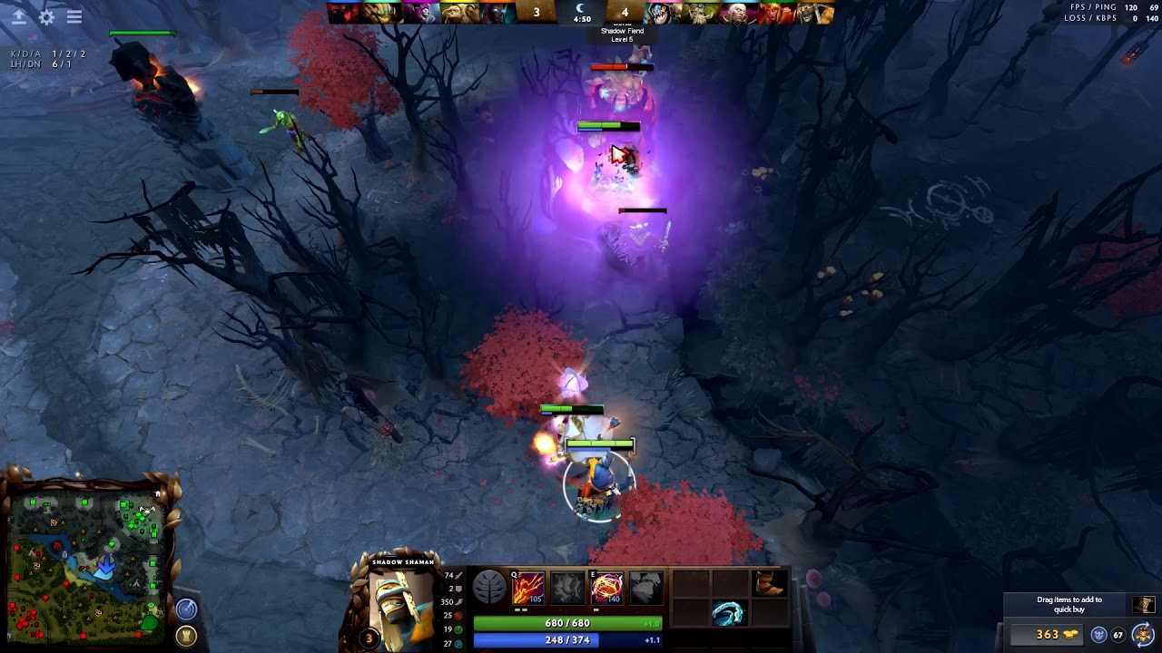CHI LONG QUA Plays Shadow Shaman Support | Dota 2