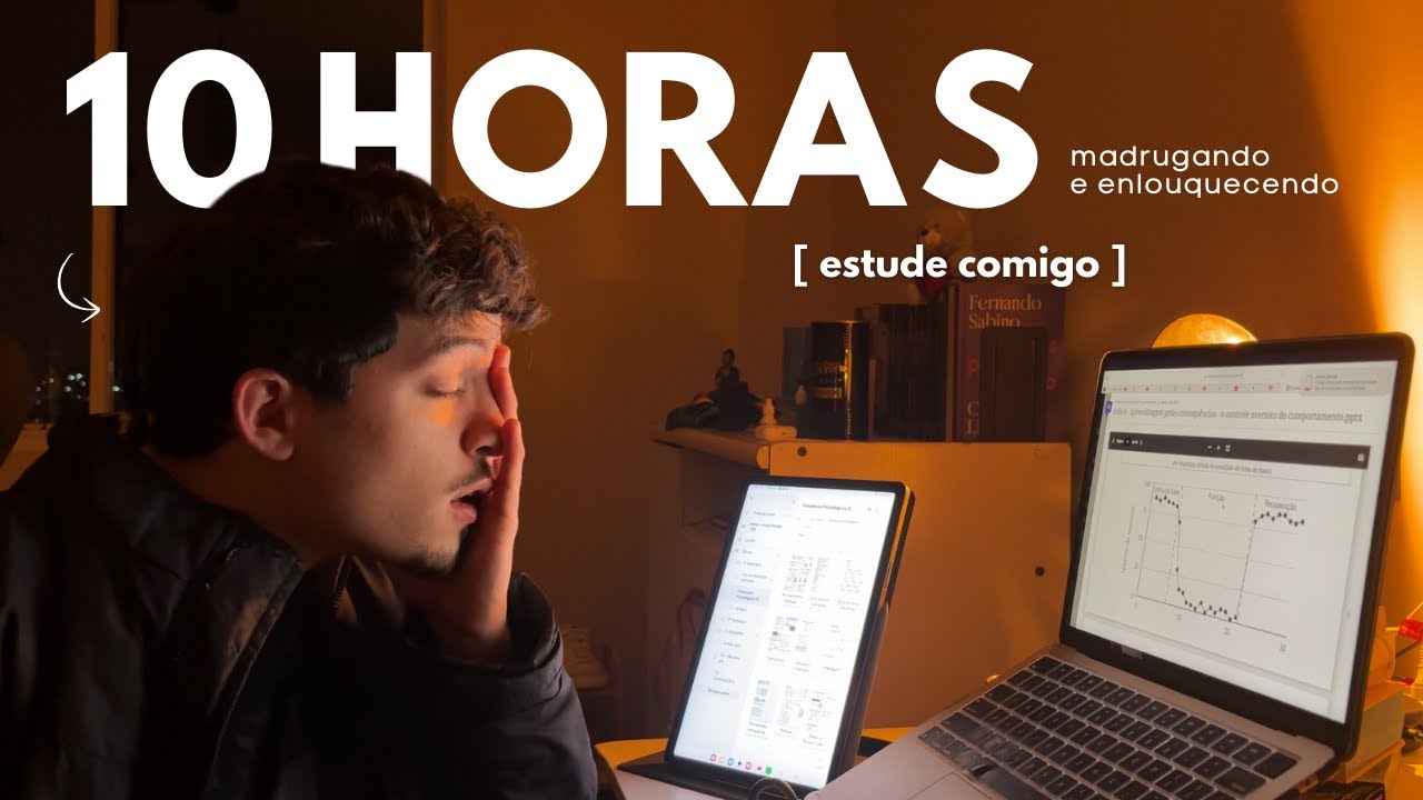 STUDY VLOG: um dia MUITO produtivo (10 horas estudando) + anivers&aacute;rio, treino e cafeterias
