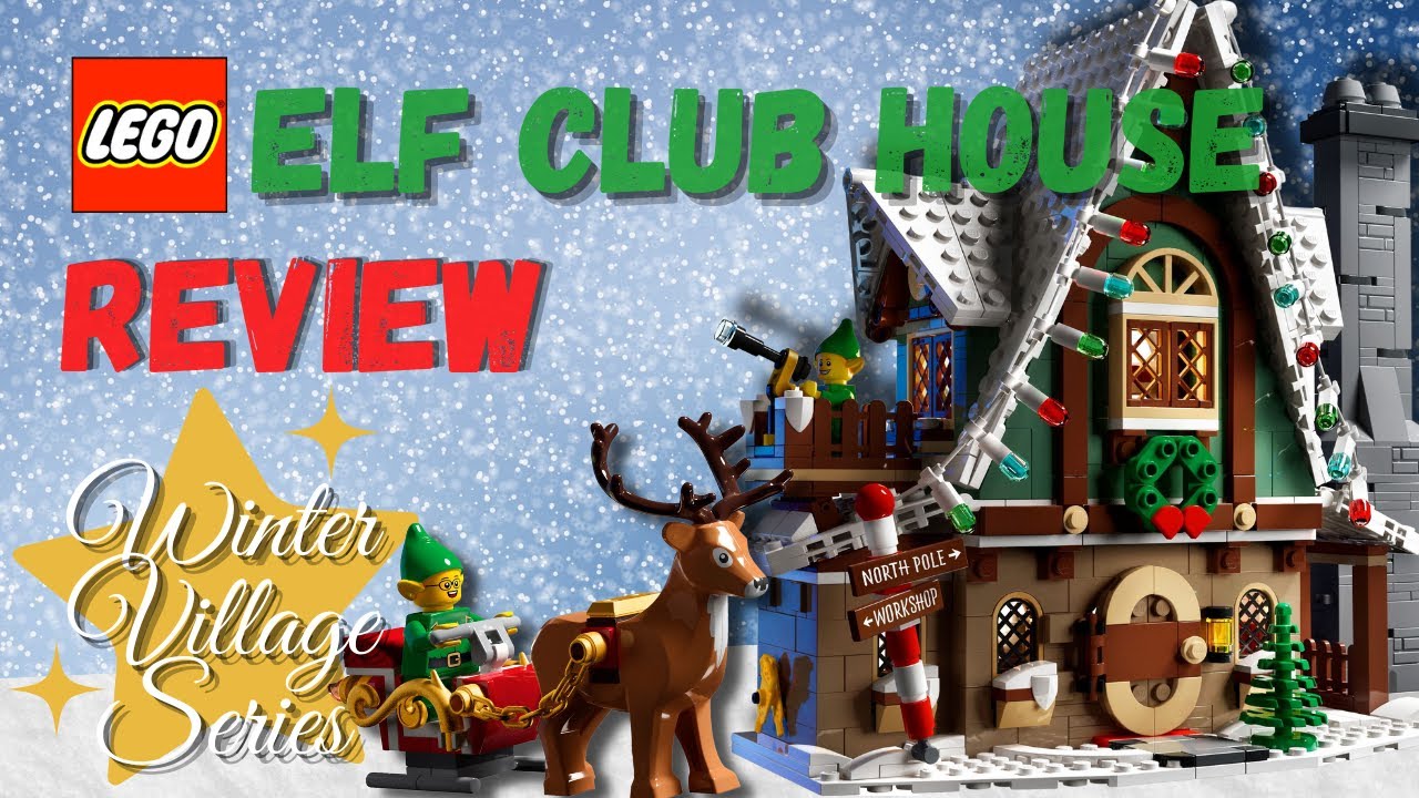 LEGO 10275 Review - Elf Club House - BrickBeard and the Elf Club House Party