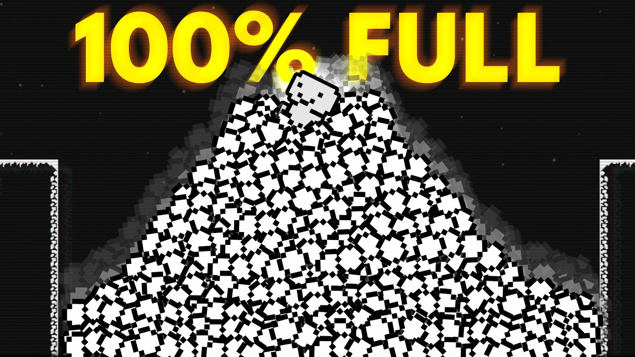 I Filled 100% of this hole with Trash