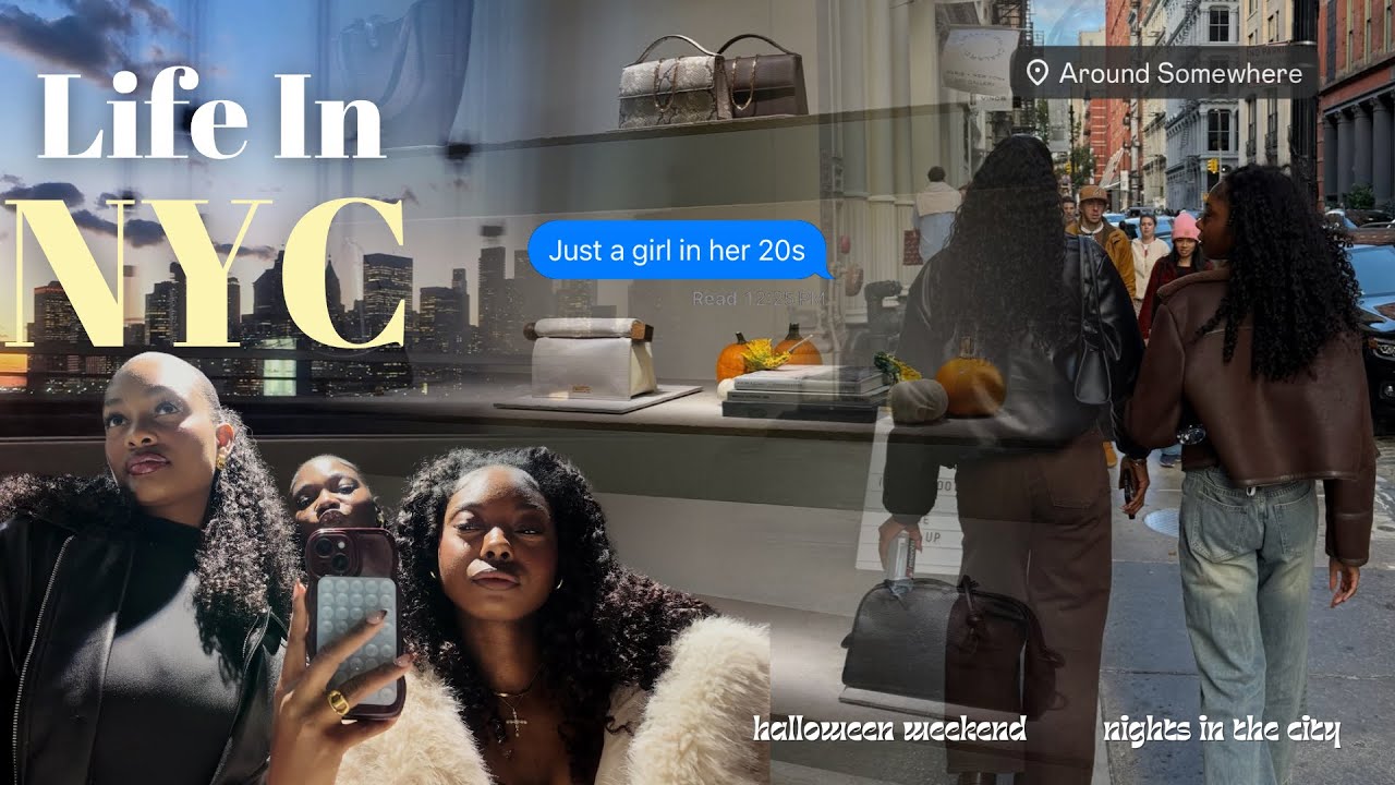 Мои 20 лет в Нью-Йорке | Дневники темнокожей девушки из Нью-Йорка, выходные на Хэллоуин, шопинг, ...