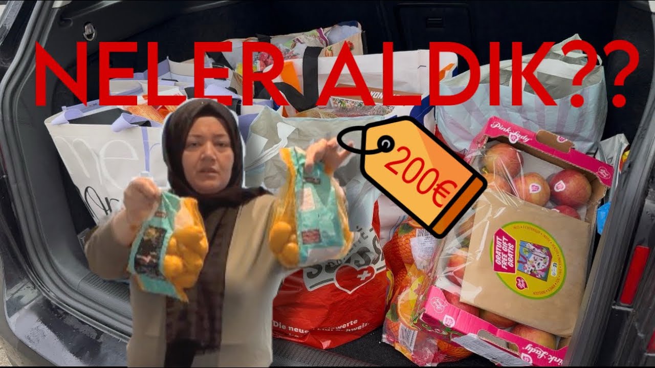 200Euroya Almanyadan Neler Aldık(ALIŞVERİŞ VLOG)