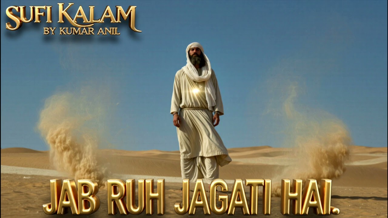 JAB RUH JAGATI HAI | SUFI KALAM | SONG BY AI MUSIC AI | COMMAND KUMAR ANIL