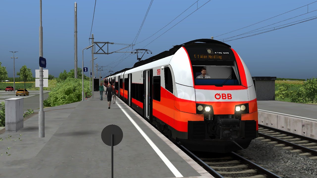 S1 Gänserndorf - Wien Meidling | ÖBB Cityjet 4746 | Train Simulator [No Commentary]