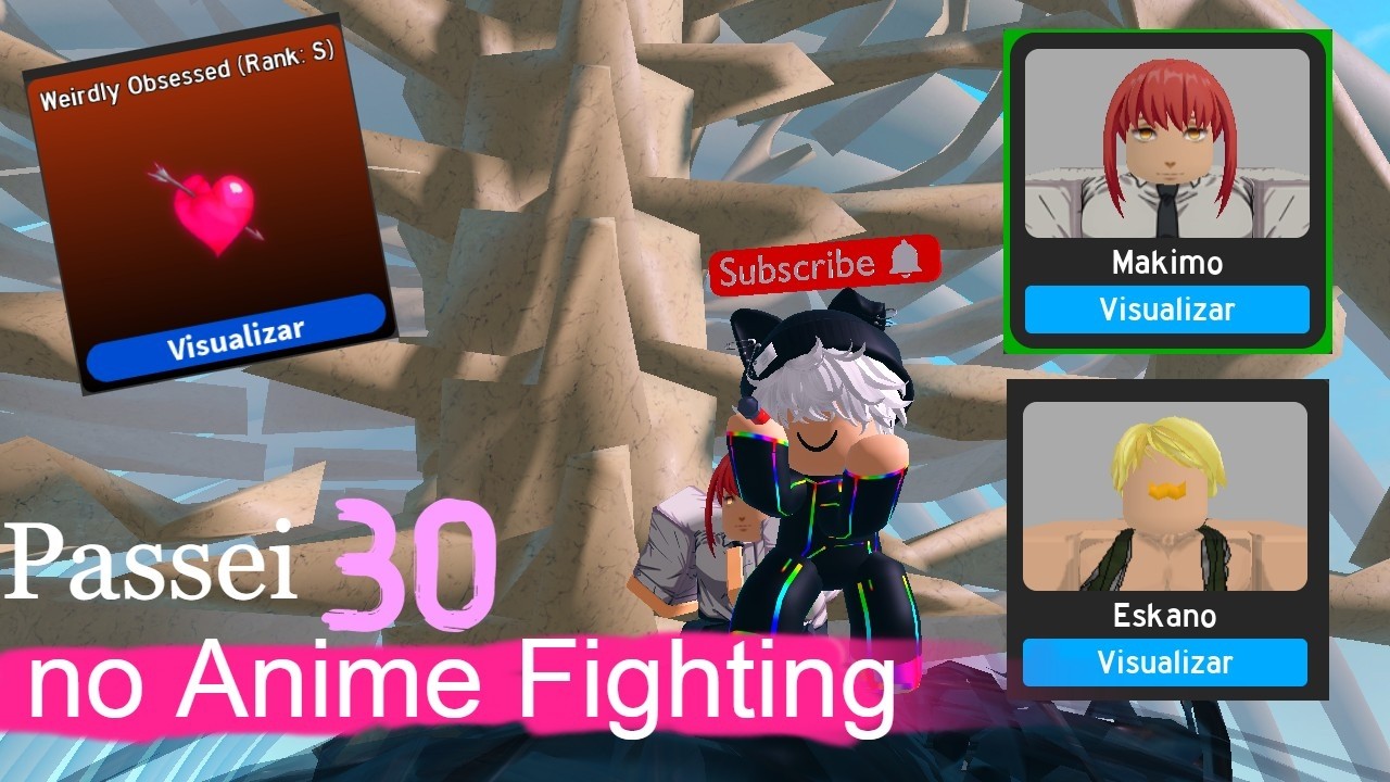 PASSEI 30 DIAS DE FARME NO ANIME FIGHITI INSANO !!!!!!!!