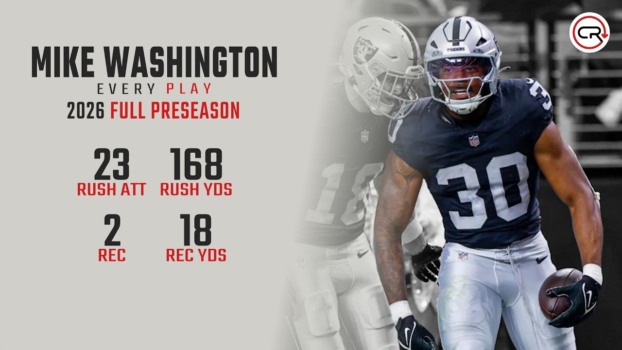 Mike Washington Jr Preseason Highlights | Every Play