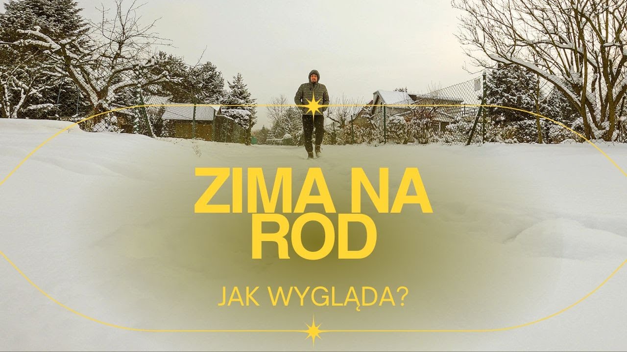 Jak wygląda zima w Rodzinnych Ogrodach Działkowych? Zima na ROD!