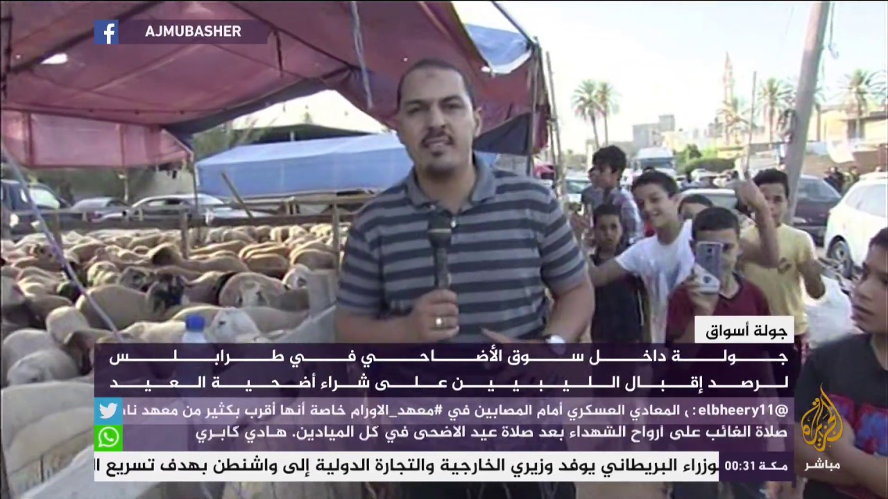 جولة داخل سوق الاضاحي في طرابلس لرصد إقبال الليبيين على شراء أضحية العيد