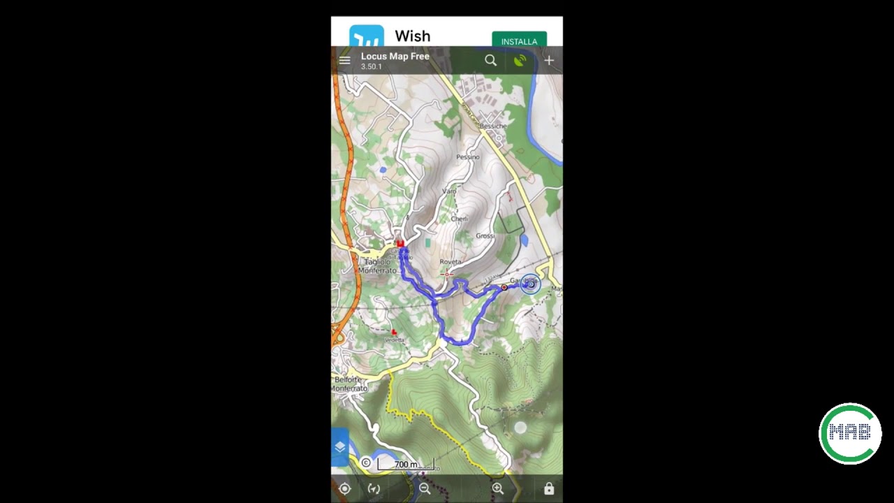 Locus Map Free: app GPS per outdoor #RETEMABITALIA