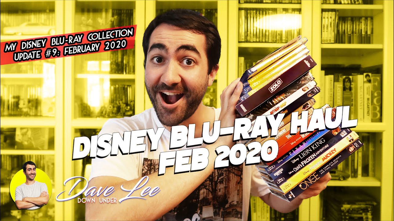 DISNEY BLU-RAY, 4K & DVD HAUL February 2020 - Collection Update #9