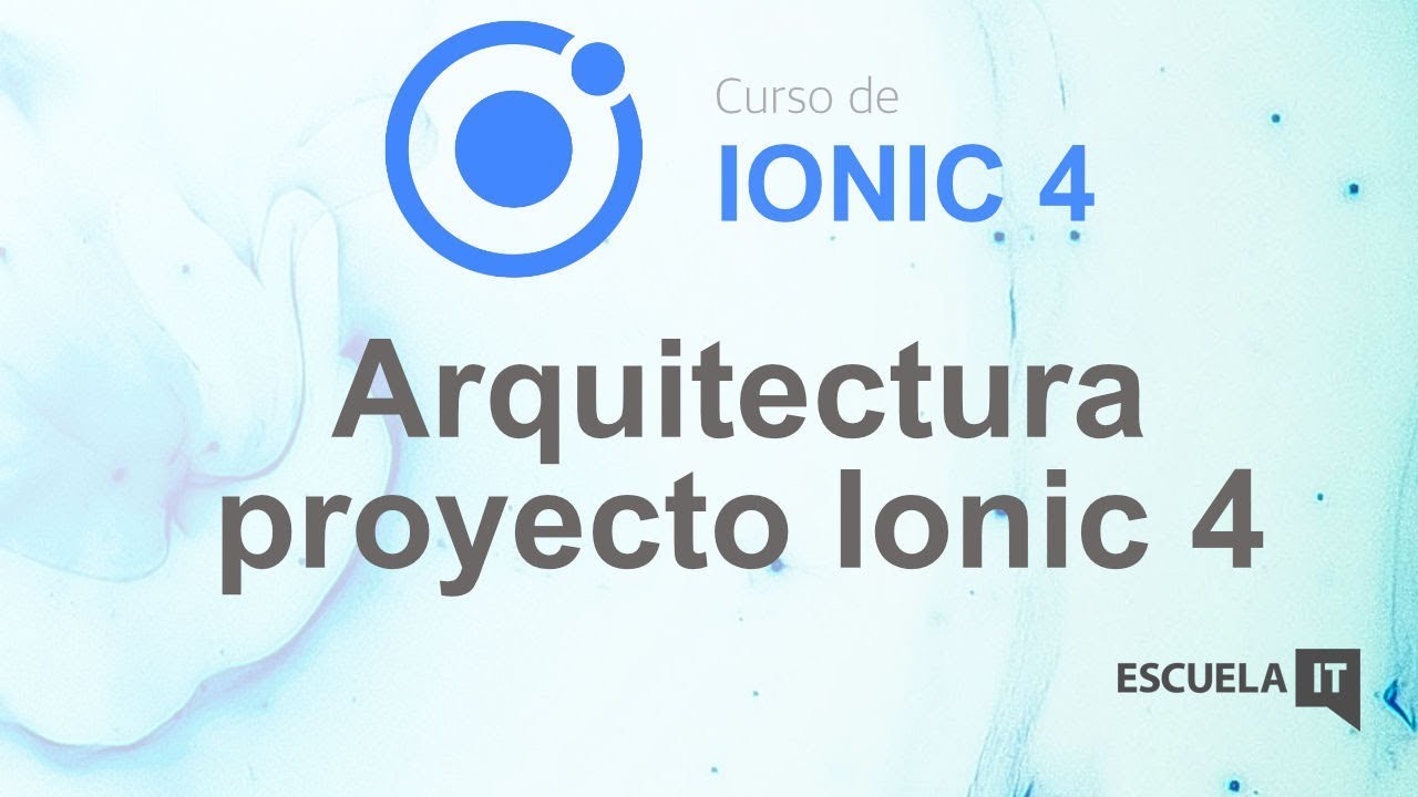 Arquitectura de carpetas de un proyecto Ionic 4 con Angular
