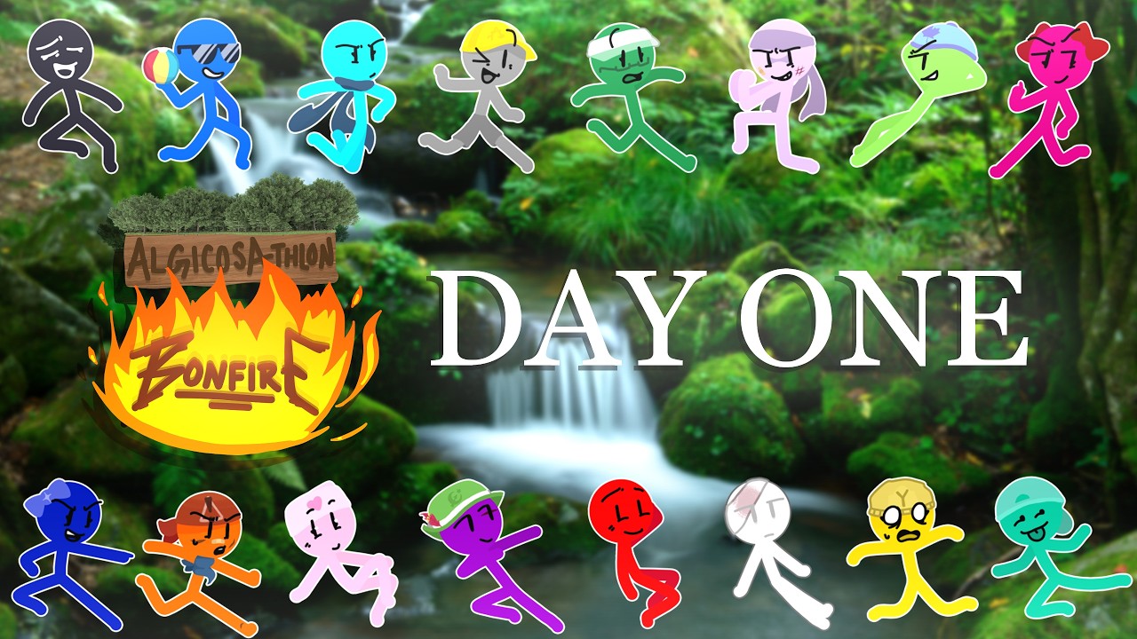Algicosathlon: Bonfire - Day 1 | Competitive Popeyes Sprinting