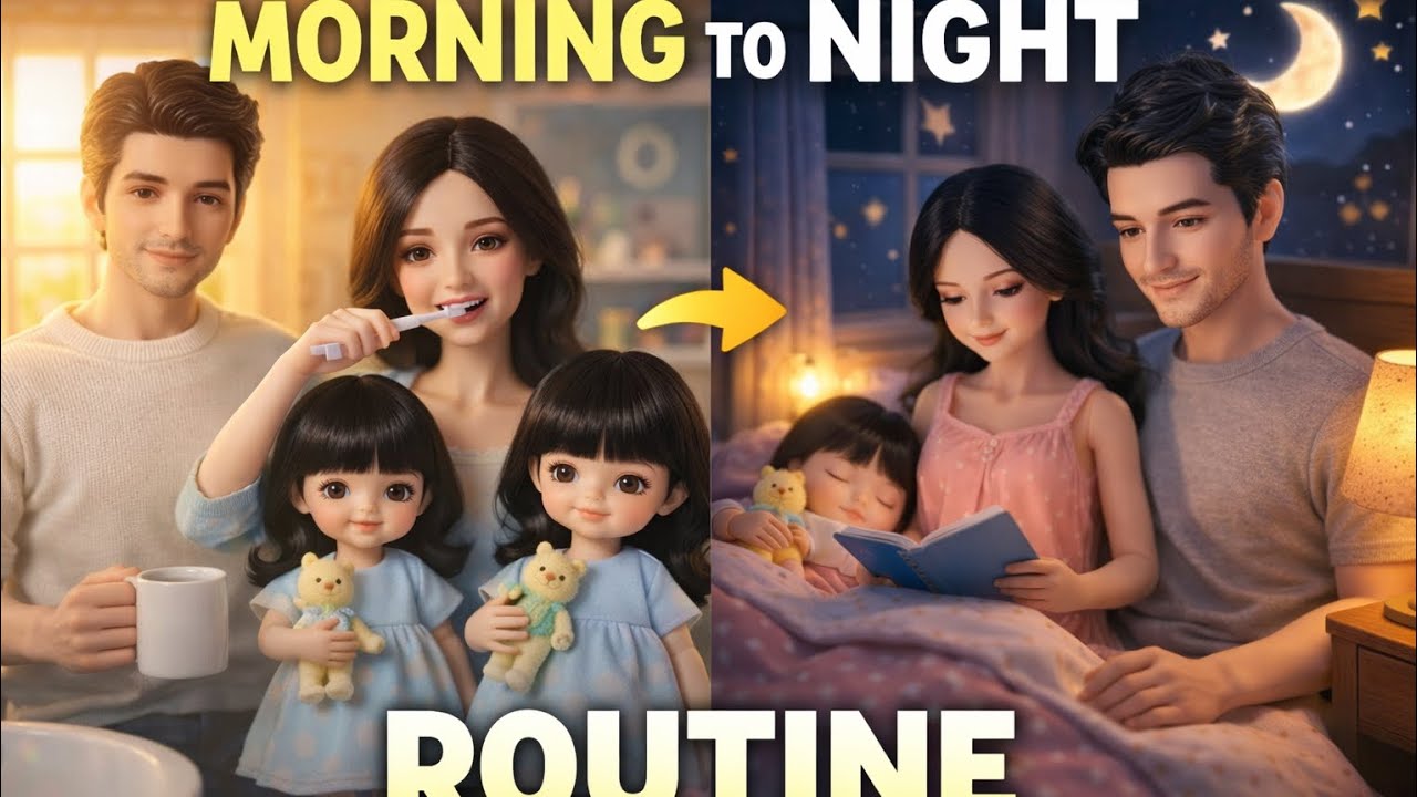 Morning to night routine peace full life 