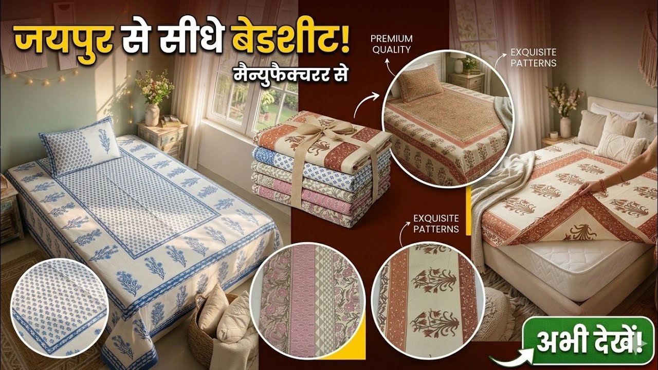 Jaipuri Bedsheet