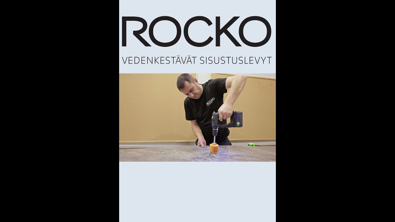 ROCKO sisustuslevyn asennusohjeet