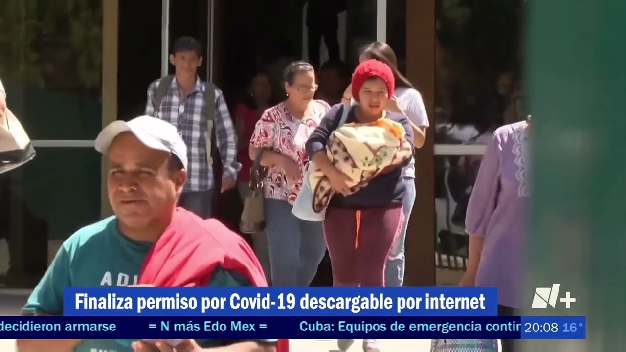 Finaliza permiso por Covid-19 descargable por internert. (German Zepeda)