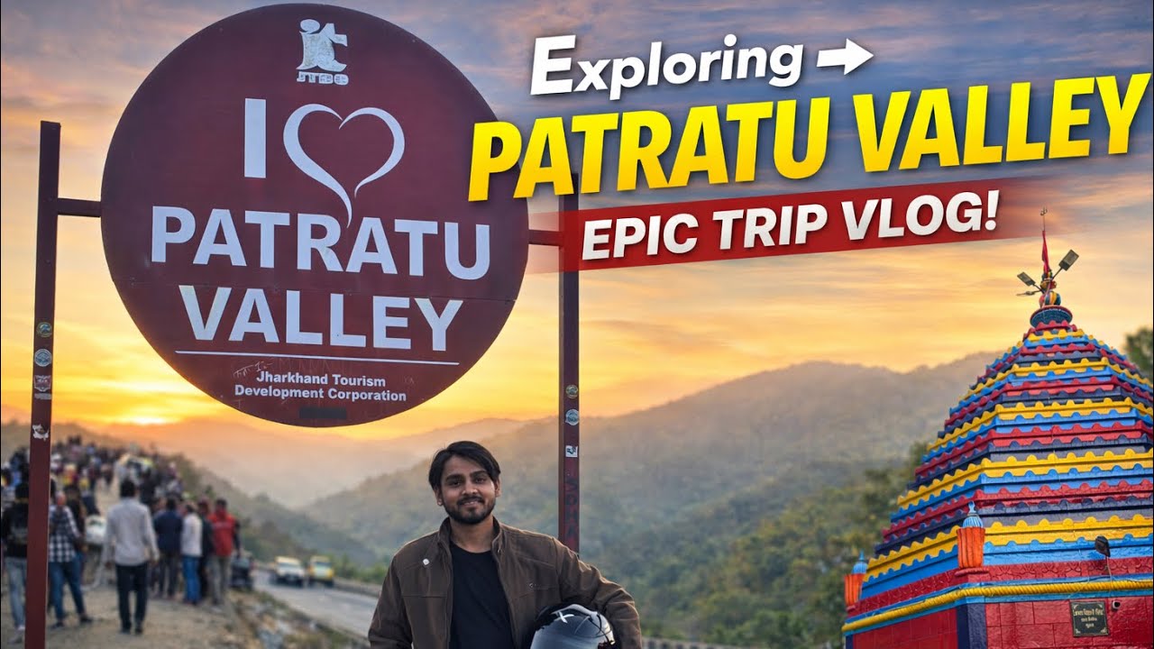 Netarhat to Patratu Valley to Rajrappa bike ride with Friend 🥰 @NS_rishu  ￼￼ #Viral #Trending
