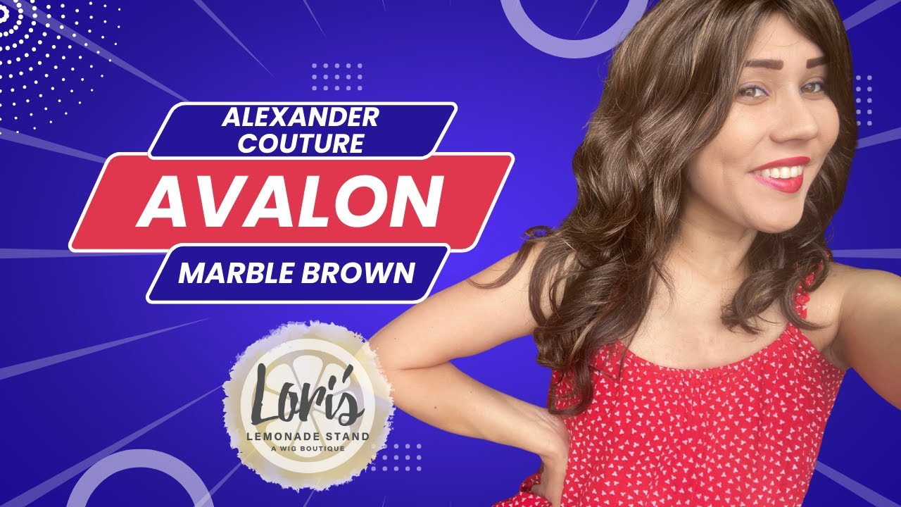 WIG REVIEW: Avalon by Alexander Couture in color Marble Brown