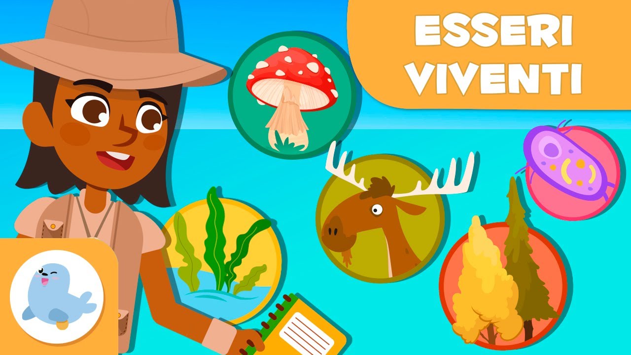 Classificazione degli ESSERI VIVENTI 🦠 🐰 5 REGNI 🌱 Scienza per bambini