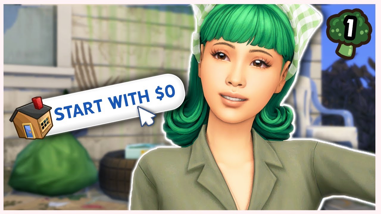 Начинаем новую династию с нуля и мечтой! ☀️ | Sims 4: Очень вегетарианский челлендж (эпизод 1)