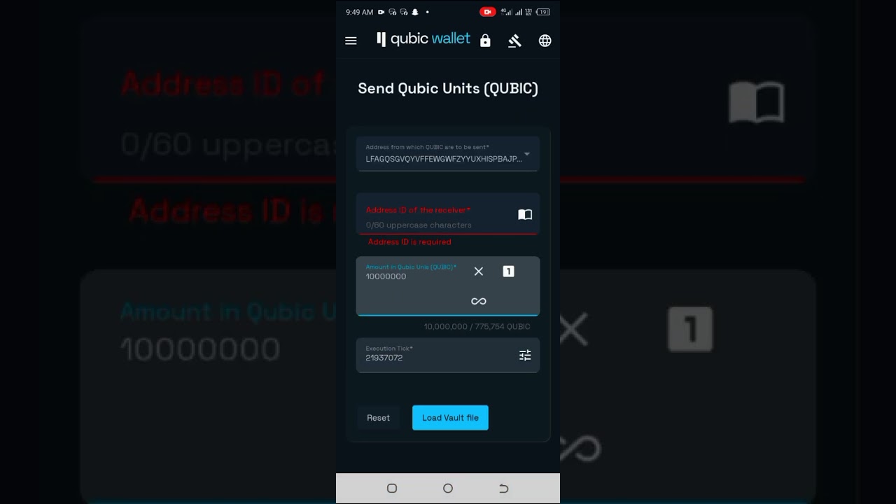 A short guide on how to navigate #qubic wallet.
