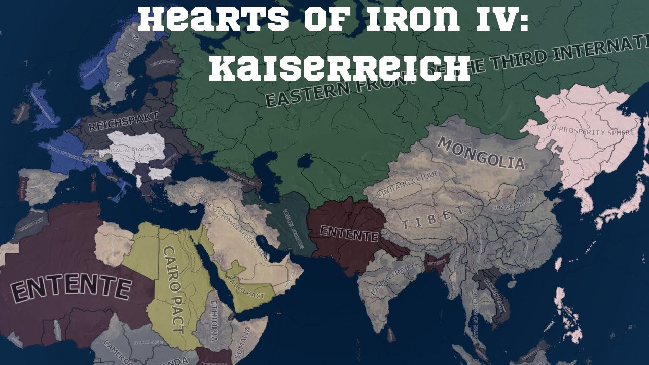 Kaiserreich Timelapse - HOI4 Timelapse