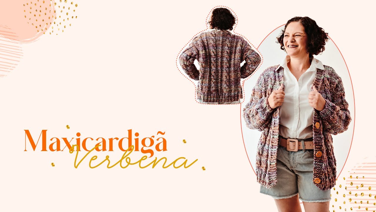 Maxicardigã Verbena