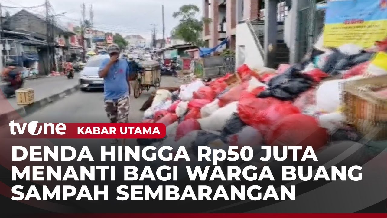 Pengumuman! Pemkot Tangsel Bakal Sanksi Warga Buang Sampah Sembarangan | Kabar Utama